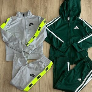 Adidas kids track suit size 5 and Nike track suit size 4-5-Take all